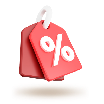 Отримайте знижку від 5% до 15%